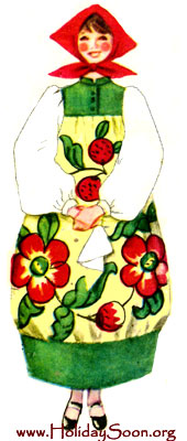 Карнавальный костюм Матрешка www.HolidaySoon.org