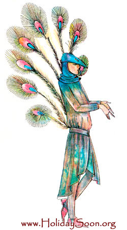 Карнавальный костюм Павлин www.HolidaySoon.org